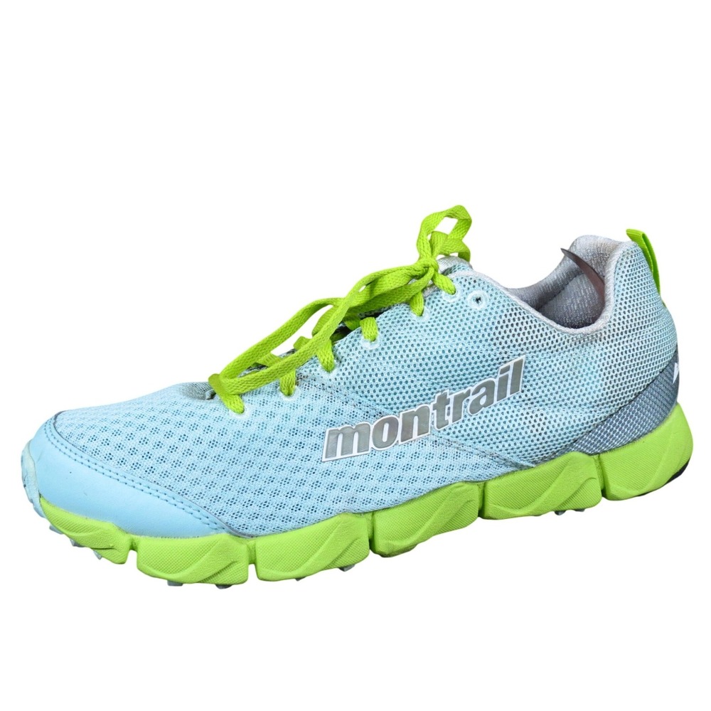 Montrail FluidFlex II Women Athletic Trail‎ Running Shoes Size 10 Blue Green